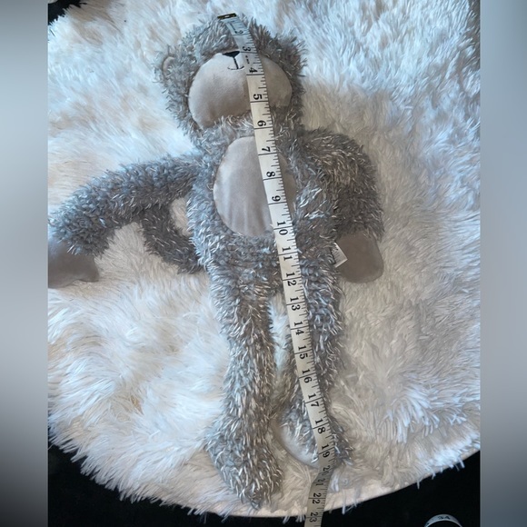 Lambs & Ivy KoKo the Monkey plush‎ Stuff animal grey curly hair Velcro hands “19 - Picture 6 of 9